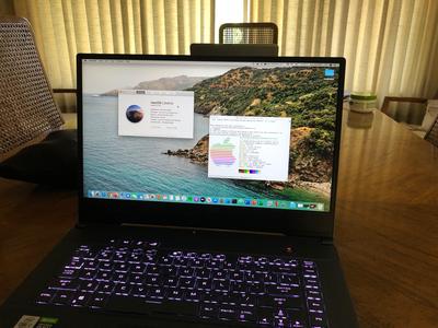 Guide on how to turn the ASUS Zephyrus M15 into a Hackintosh